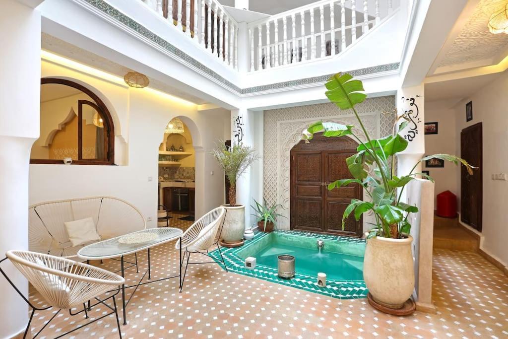 Riad El Khir En Centre Ville Rooftop Et Bassin Marrakesh Exterior foto