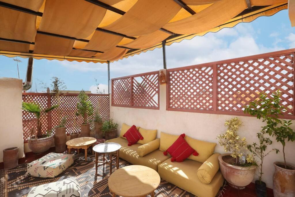 Riad El Khir En Centre Ville Rooftop Et Bassin Marrakesh Exterior foto